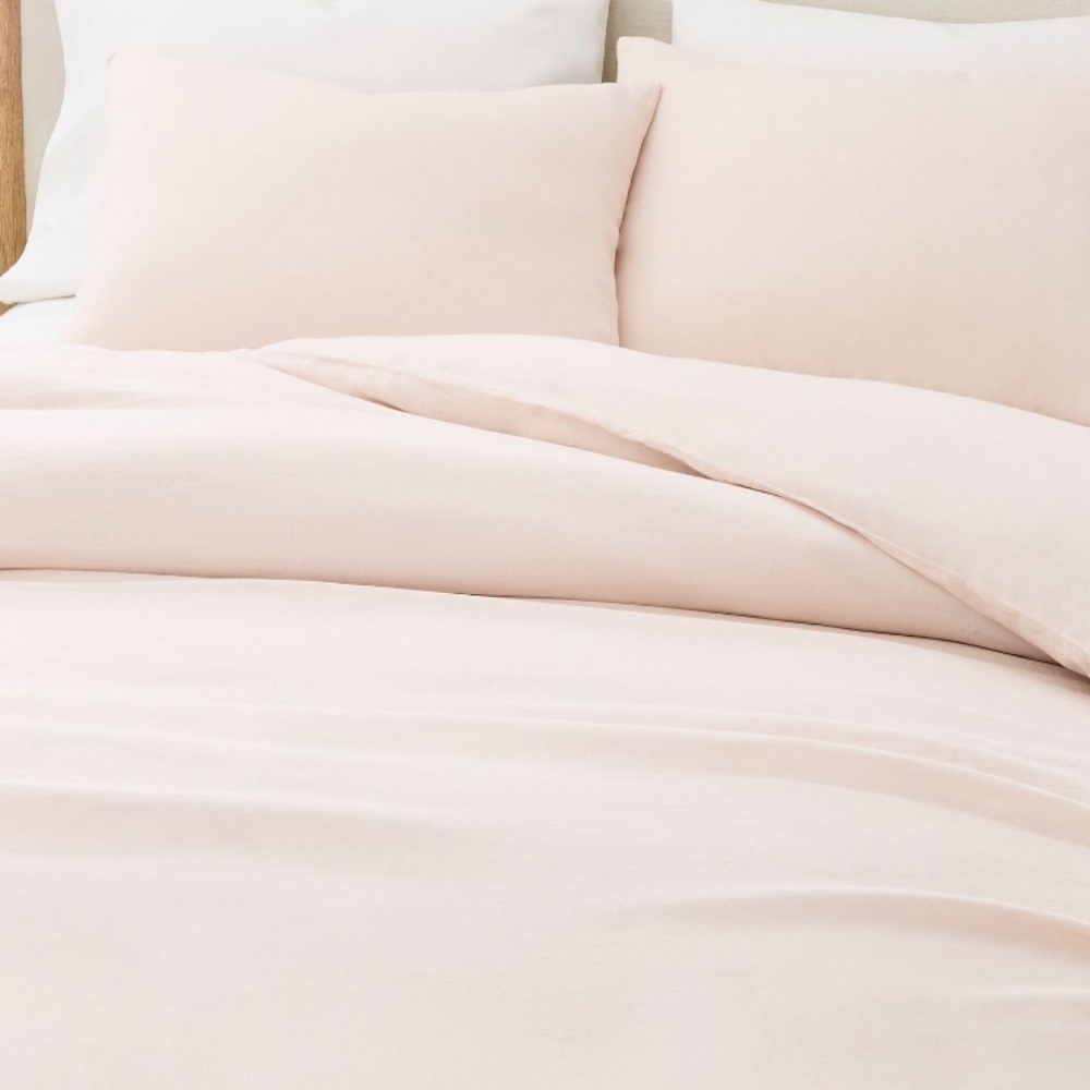 ❤️BUY 2 GET 1 FREE West Elm European Flax Linen Duvet,King